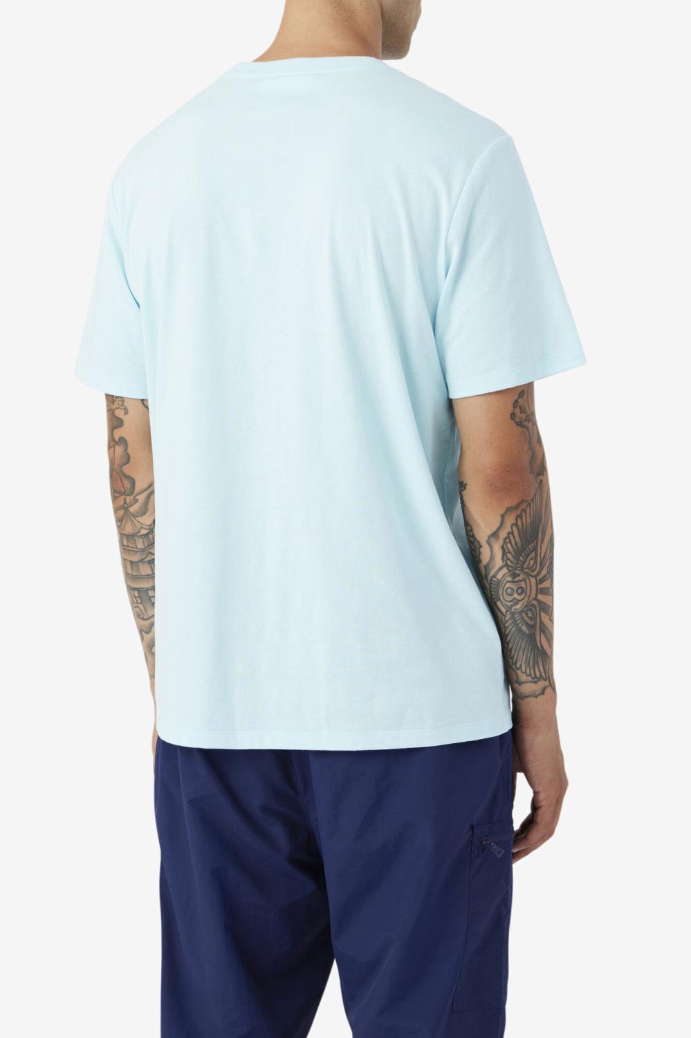 Men Tops | FILA Pras Tee 438 ICED AQUA