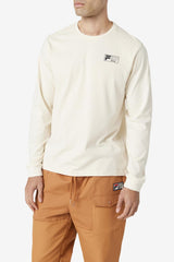 Men Tops | FILA Rappel Long Sleeve Tee 139 WHISPER WHITE