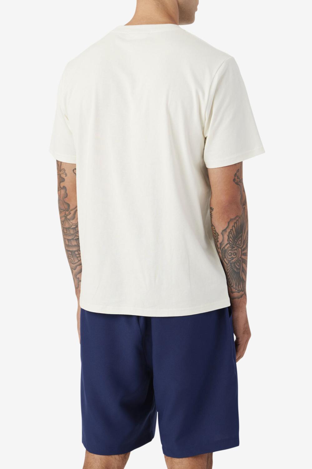 Men Tops | FILA Saran Tee 281 GARDENIA / FILA NAVY