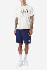 Men Tops | FILA Saran Tee 281 GARDENIA / FILA NAVY