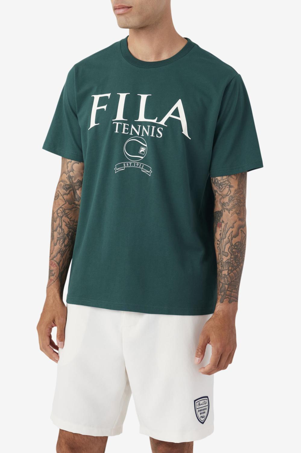 Men Tops | FILA Saran Tee 990 JUNEBUG / GARDENIA