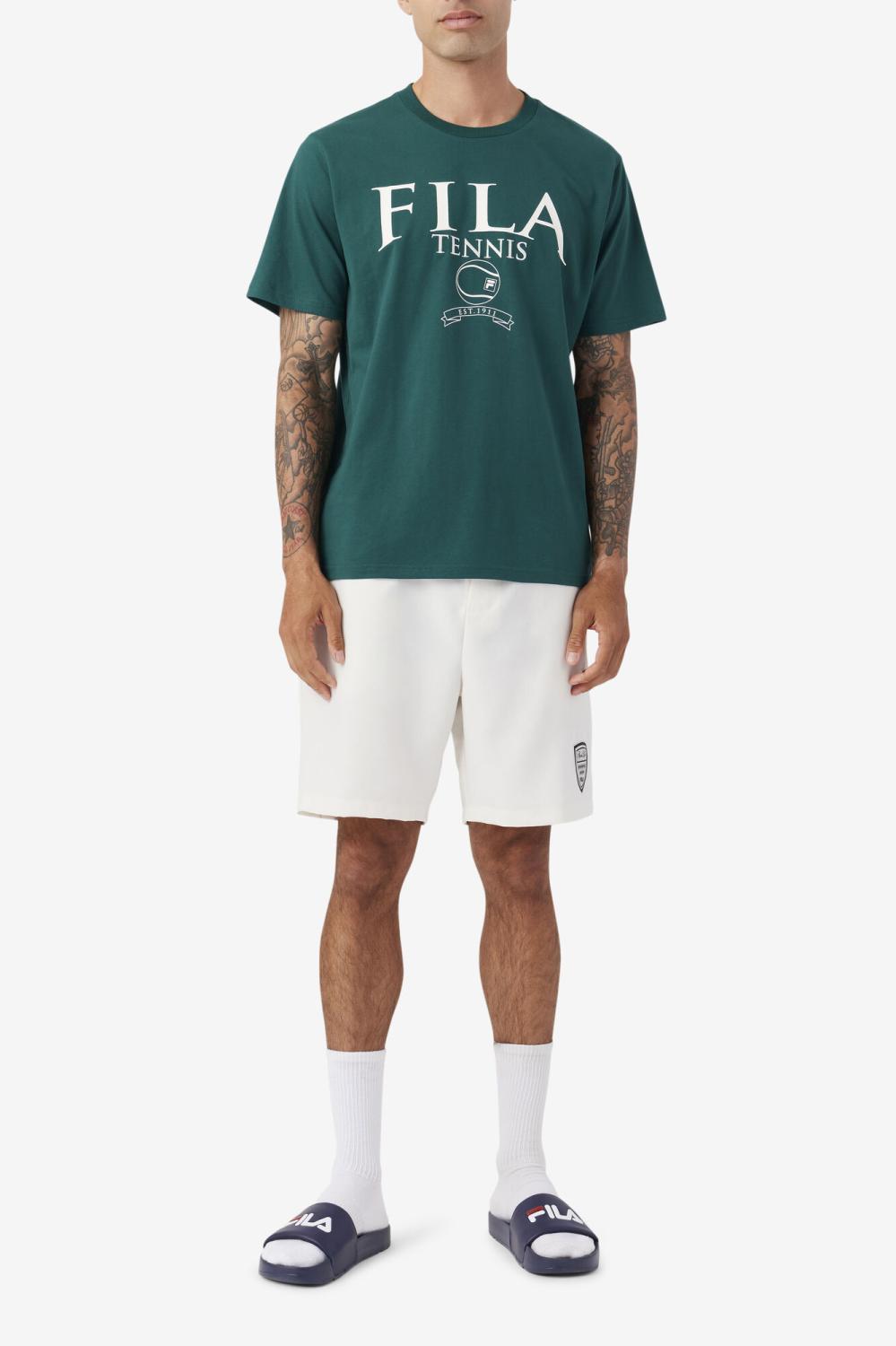 Men Tops | FILA Saran Tee 990 JUNEBUG / GARDENIA