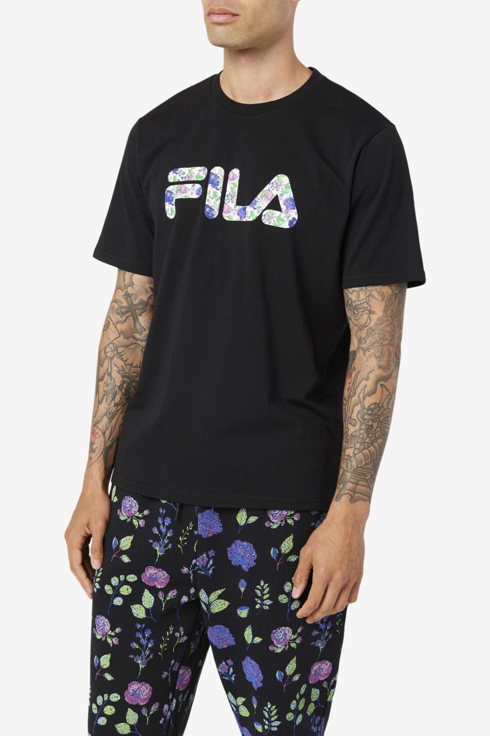 Men Tops | FILA Saranac Tee 001 BLACK