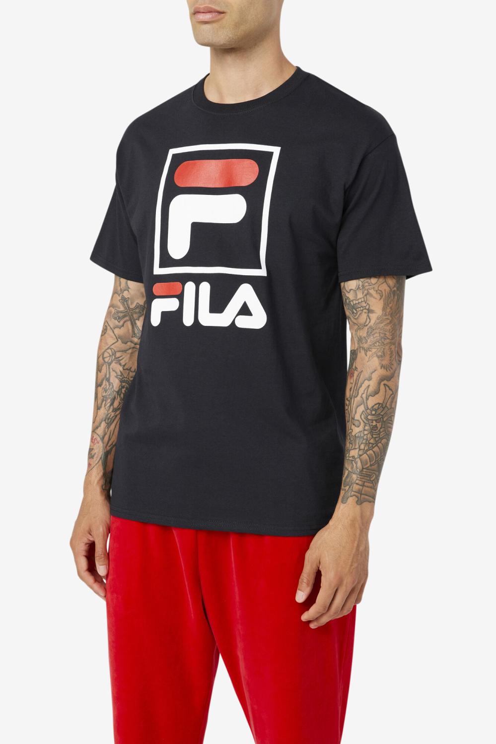 Men Tops | FILA Stacked Tee Shirt