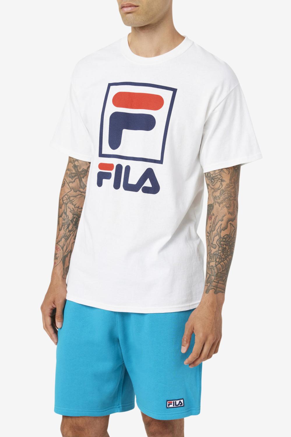 Men Tops | FILA Stacked Tee Shirt