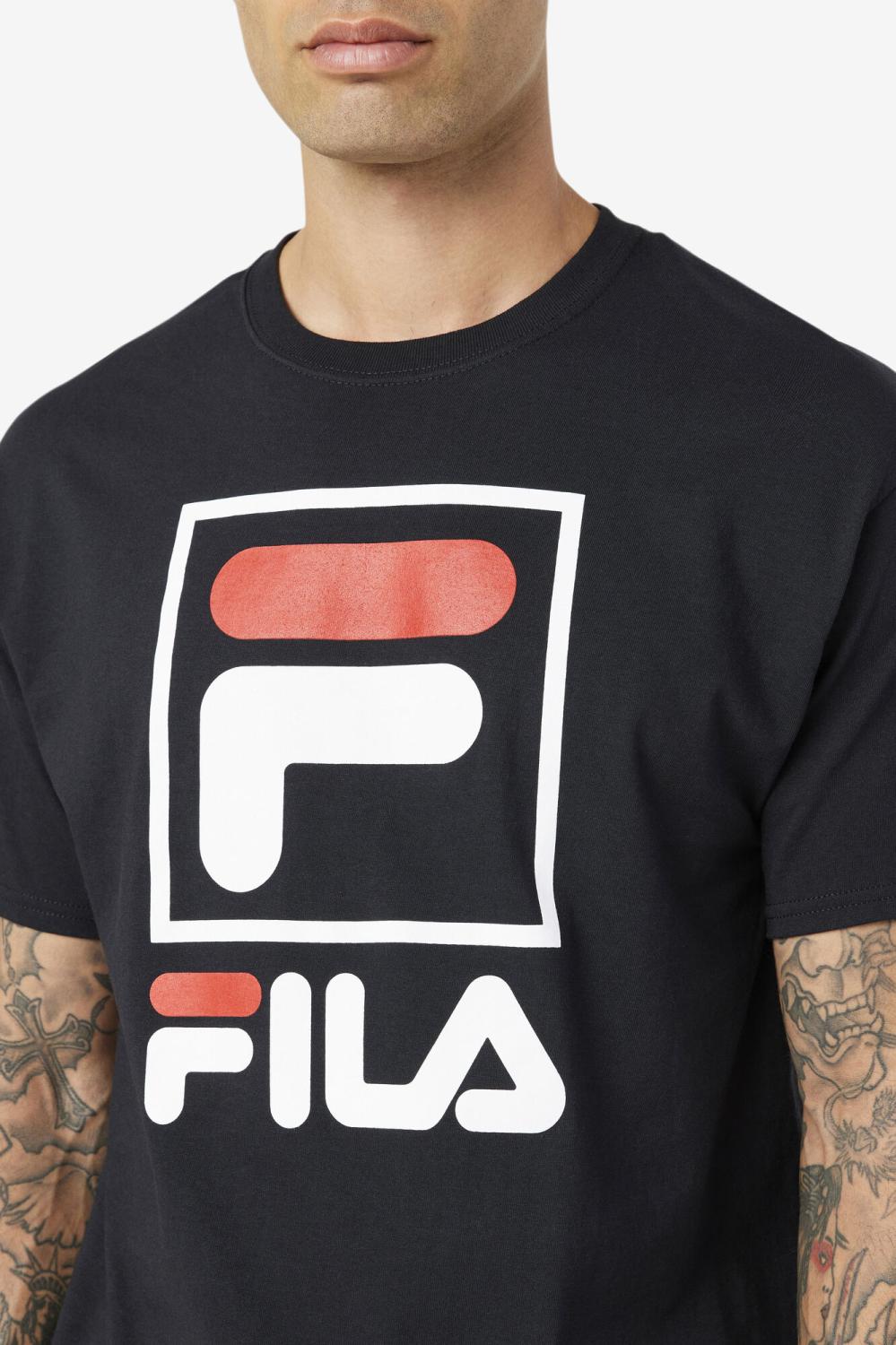 Men Tops | FILA Stacked Tee Shirt