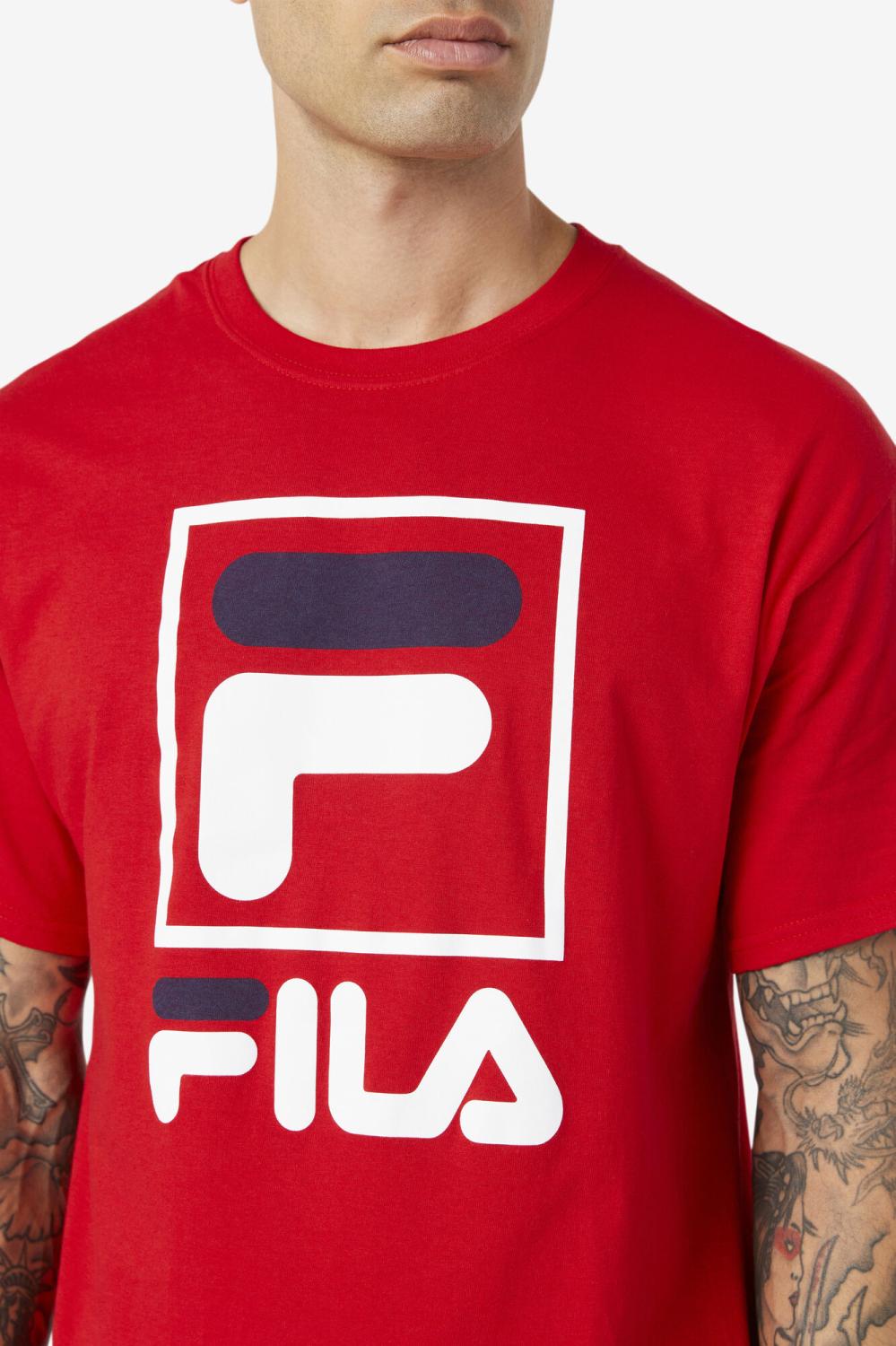 Men Tops | FILA Stacked Tee Shirt