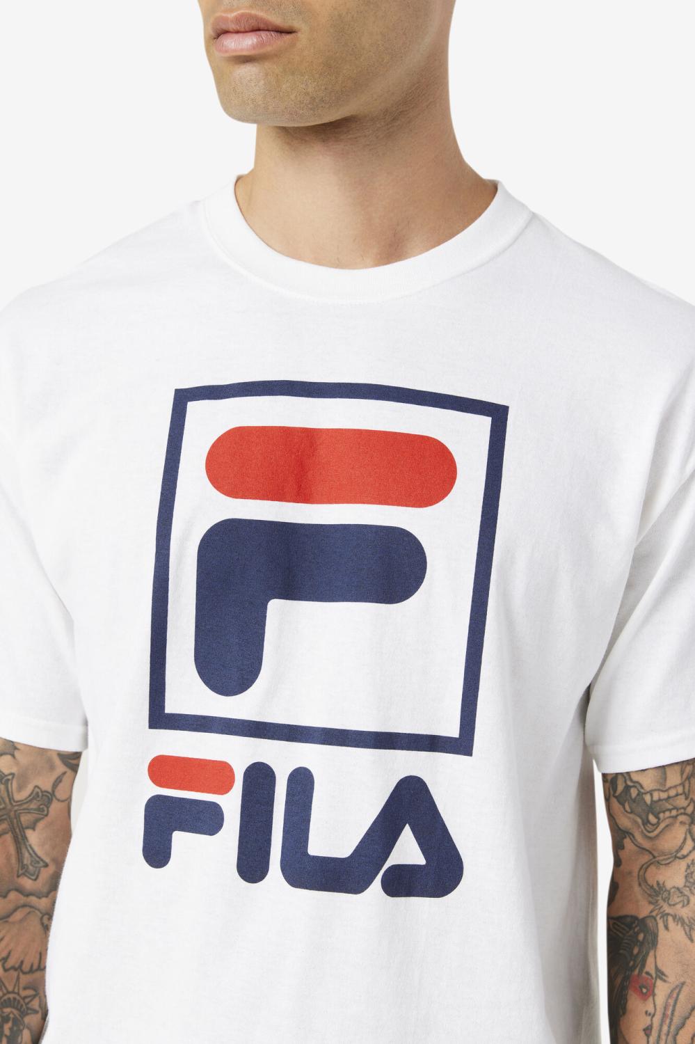 Men Tops | FILA Stacked Tee Shirt