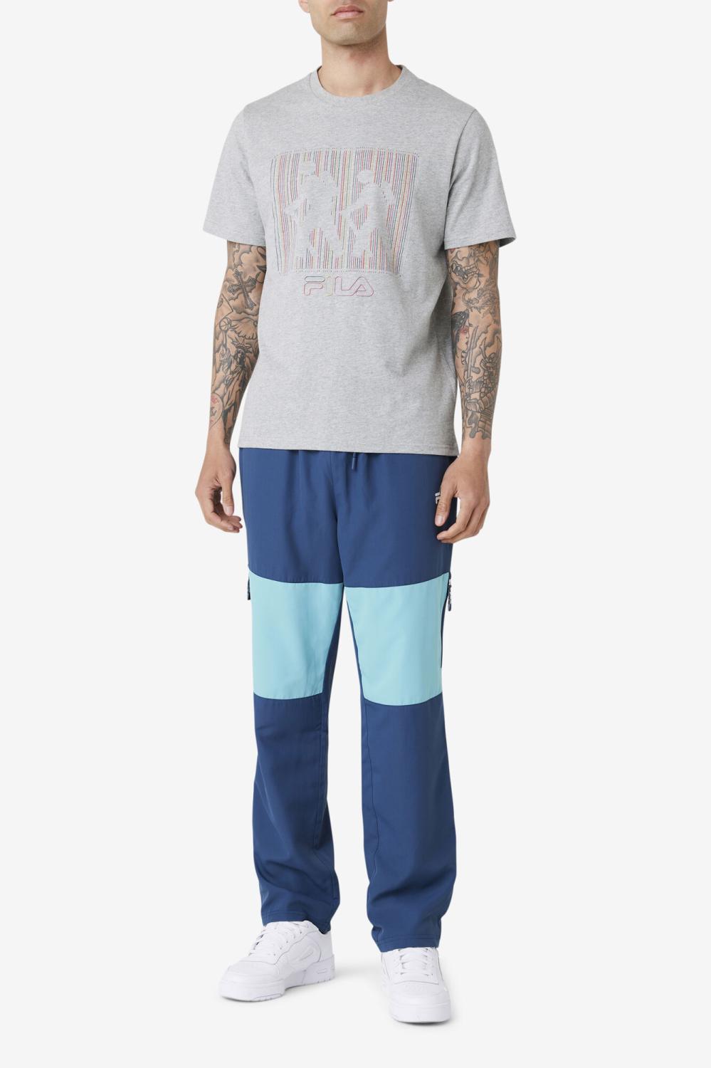 Men Tops | FILA Visuri Tee 027 VARSITY HEATHER GREY