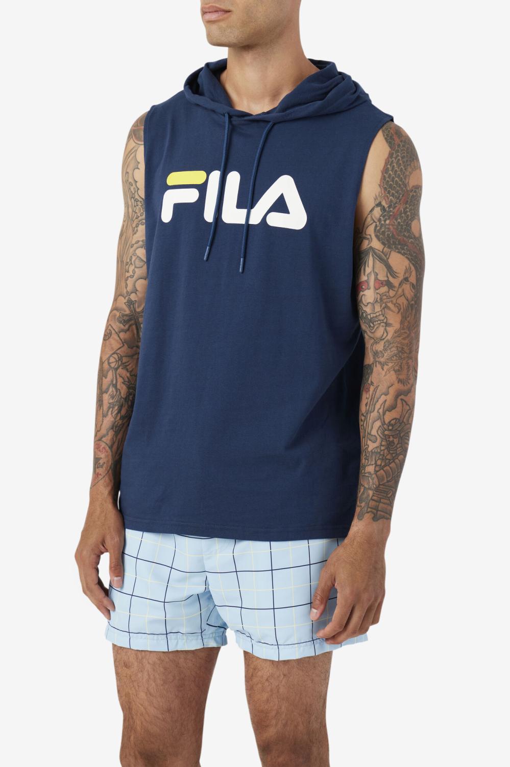 Men Tops | FILA Zany Sleeveless Hoodie