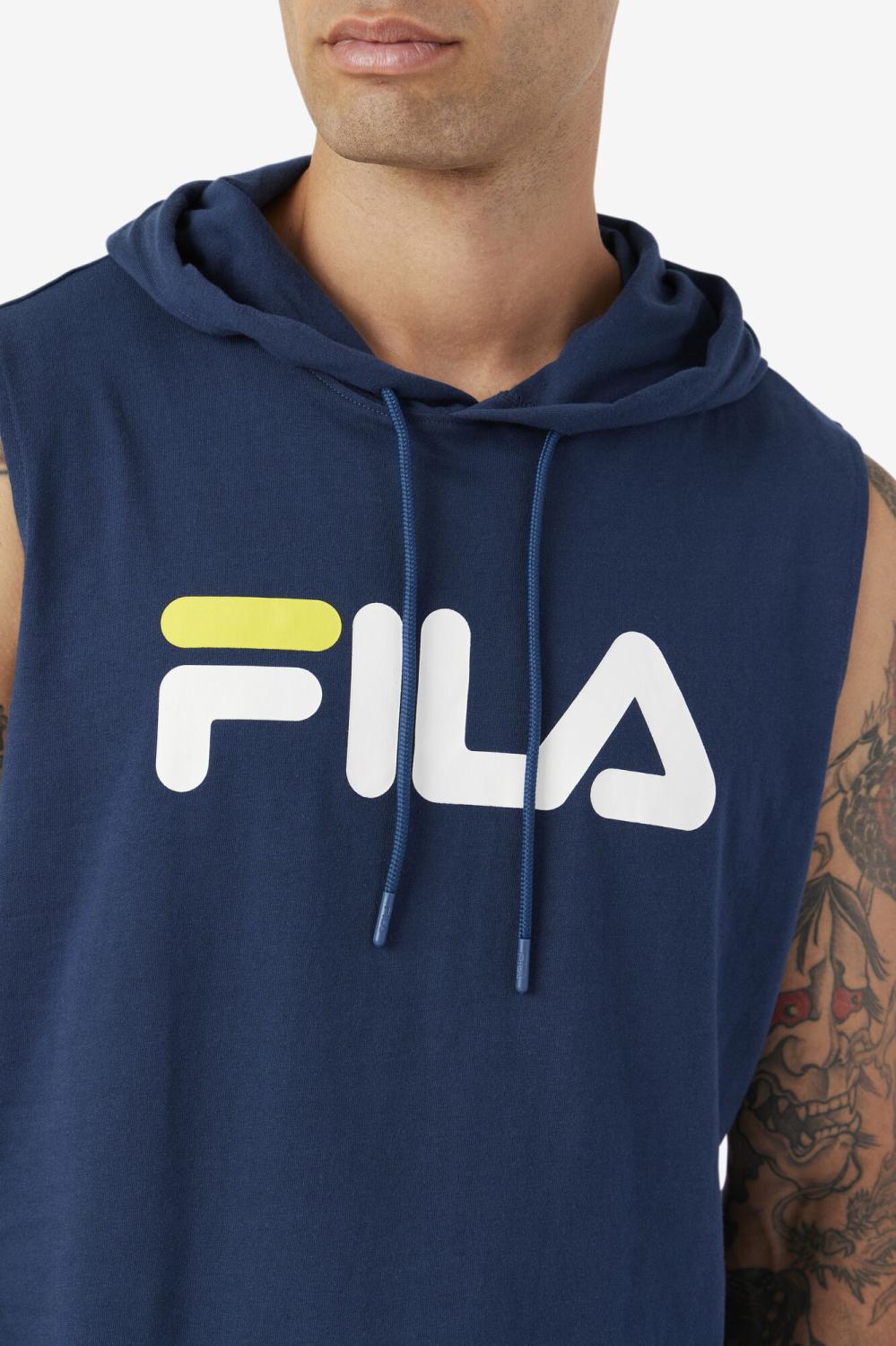 Men Tops | FILA Zany Sleeveless Hoodie