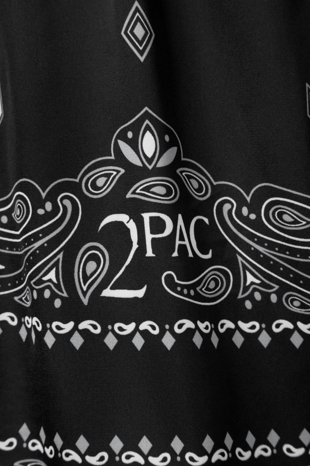 Men/Women Socks &amp; Accessories | FILA 2Pac Bandana Print Boxer 001 BLACK / WHITE