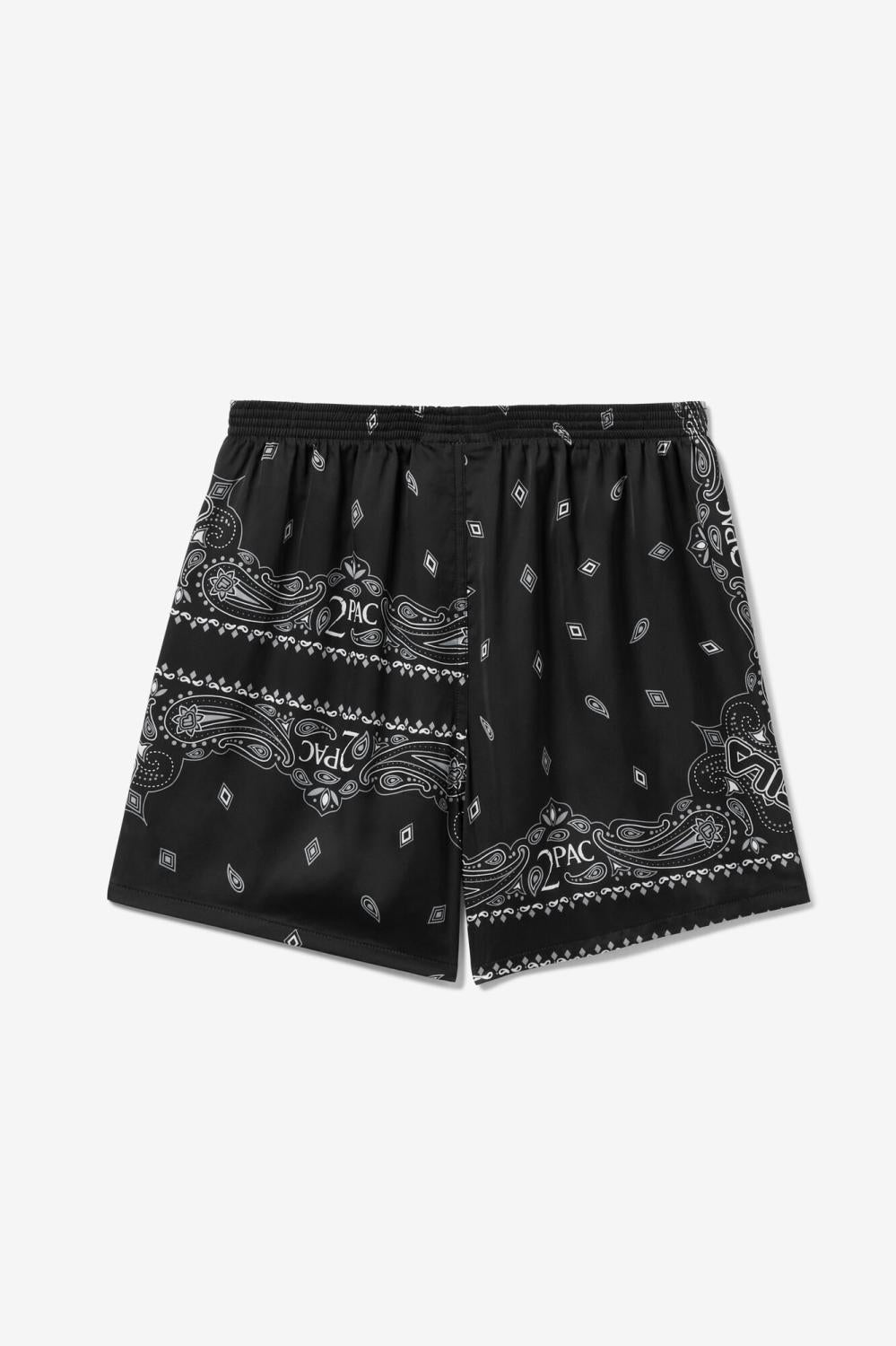 Men/Women Socks &amp; Accessories | FILA 2Pac Bandana Print Boxer 001 BLACK / WHITE