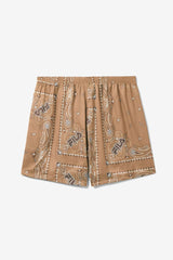 Men/Women Socks &amp; Accessories | FILA 2Pac Bandana Print Boxer 227 TOBACCO BROWN / WHITE