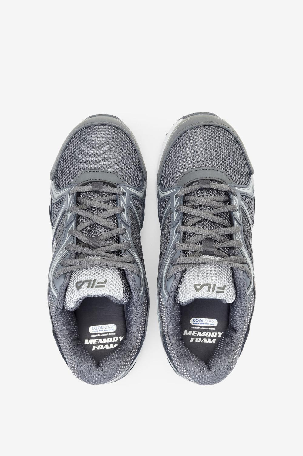 Women Composite Toe Shoes | FILA Women's Memory Reckoning 9 Slip Resistant Composite Toe Shoe 063 CASTLEROCK / HIGH RISE / METALLIC SILVER