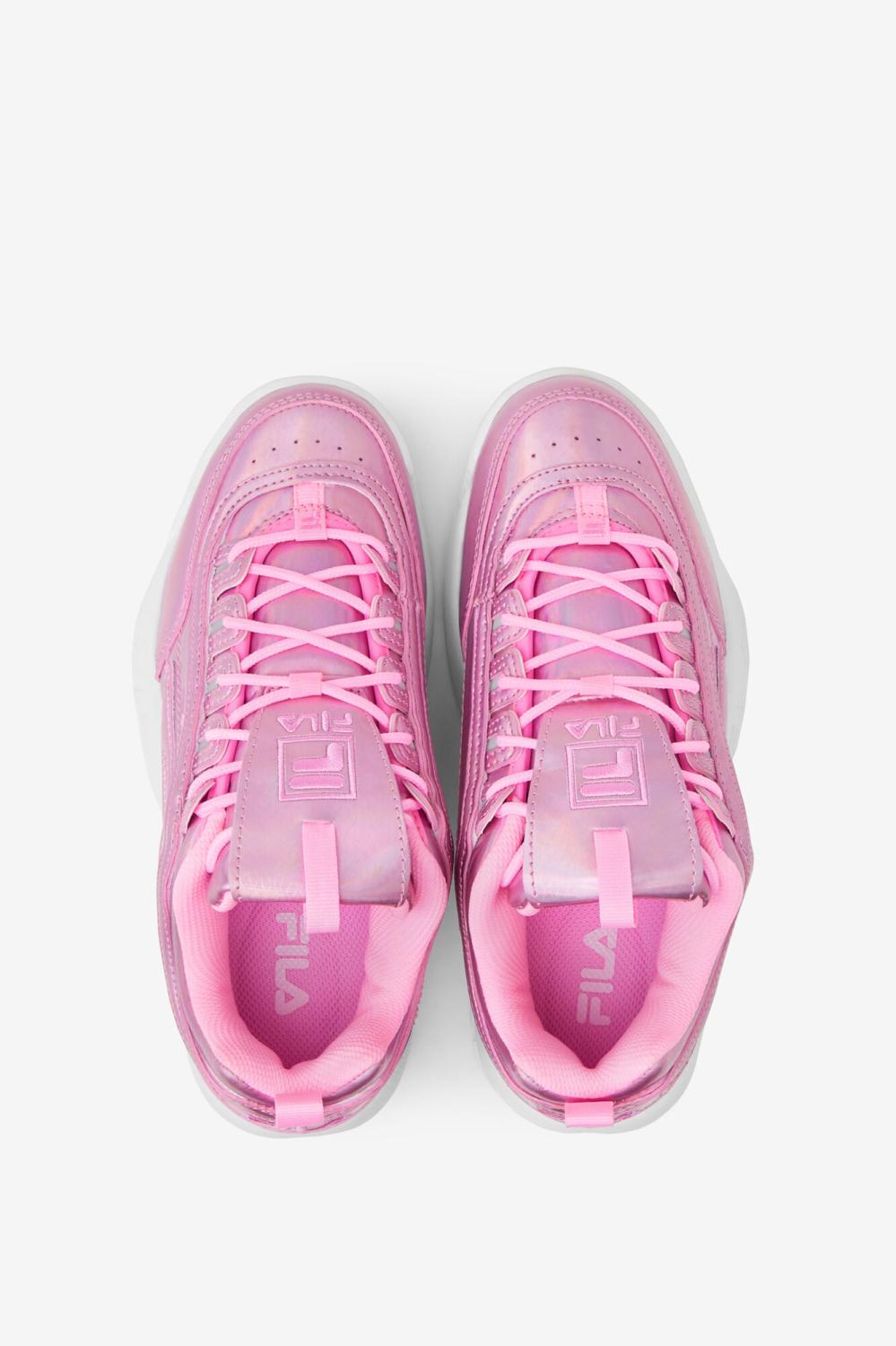 Women Disruptor 2 | FILA Women's Disruptor 2 Premium Iridescent Snake 668 COTTON CANDY / WHITE / COTTON CANDY