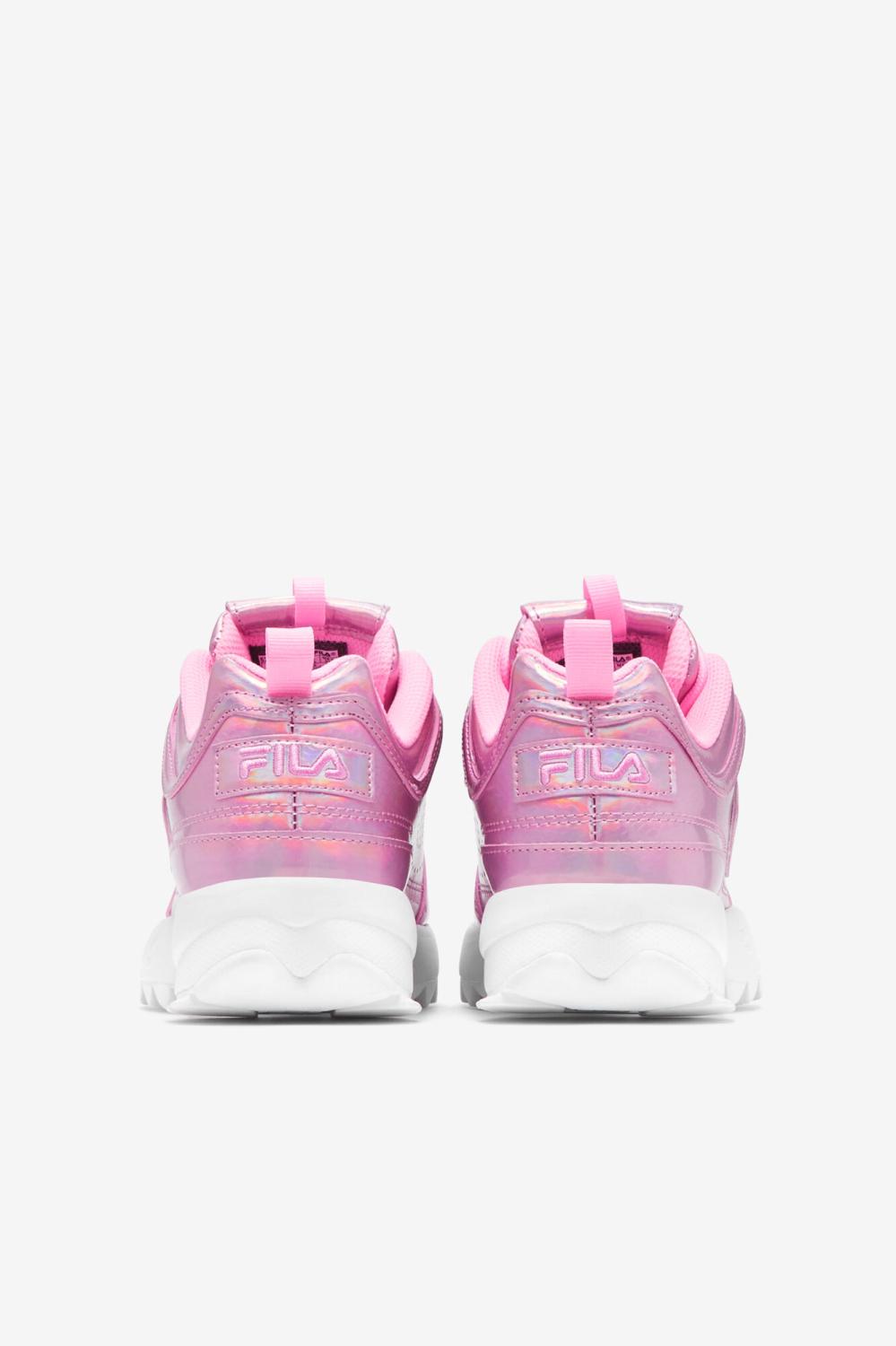 Women Disruptor 2 | FILA Women's Disruptor 2 Premium Iridescent Snake 668 COTTON CANDY / WHITE / COTTON CANDY