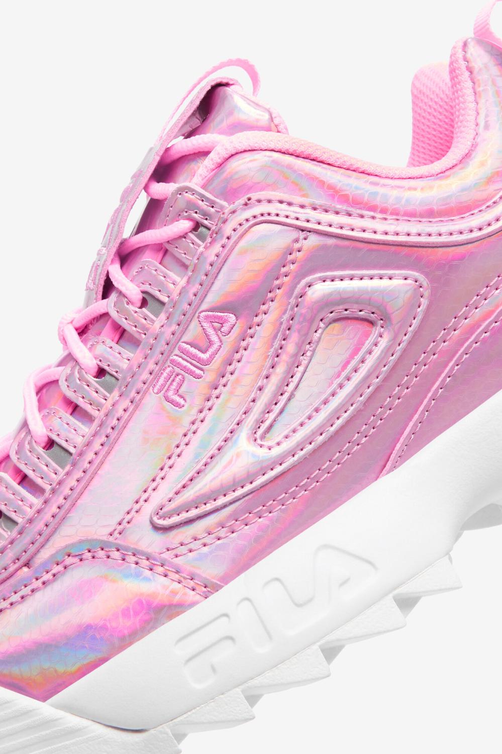 Women Disruptor 2 | FILA Women's Disruptor 2 Premium Iridescent Snake 668 COTTON CANDY / WHITE / COTTON CANDY