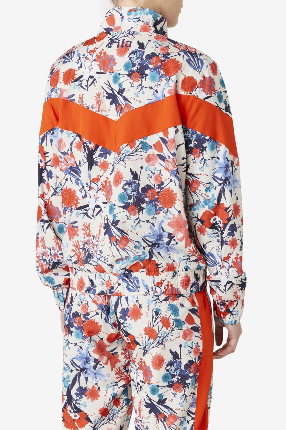 Women Jackets &amp; Outerwear | FILA Etha Track Jacket ORANGE.COM