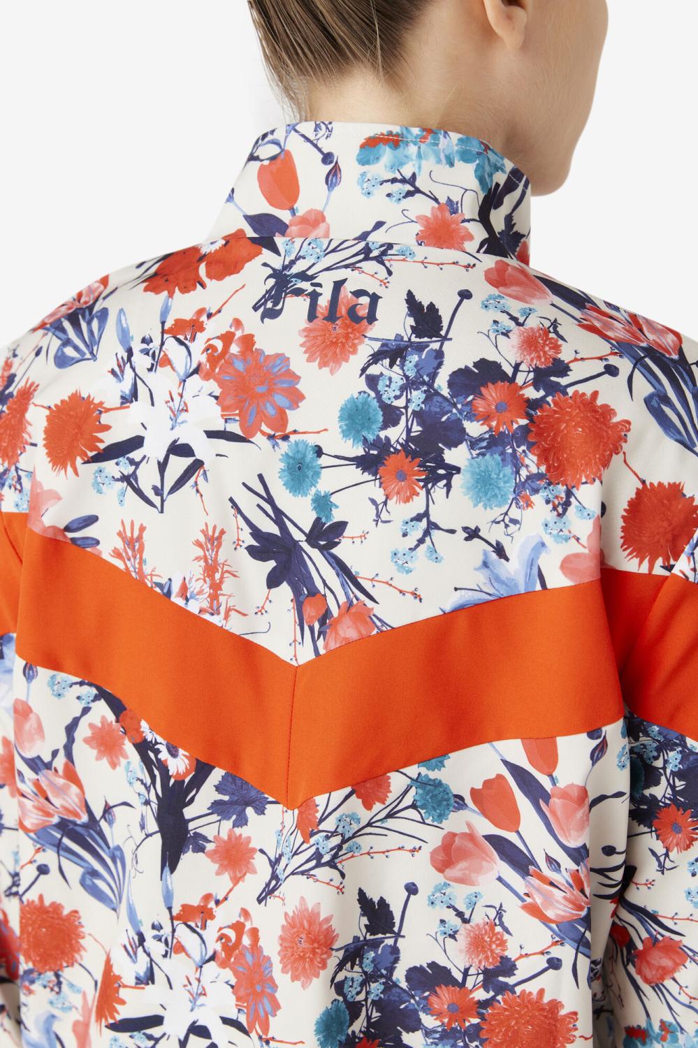 Women Jackets &amp; Outerwear | FILA Etha Track Jacket ORANGE.COM