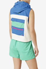 Women Jackets &amp; Outerwear | FILA Jocelyn Backpack Vest 447 BRIGHT COBALT