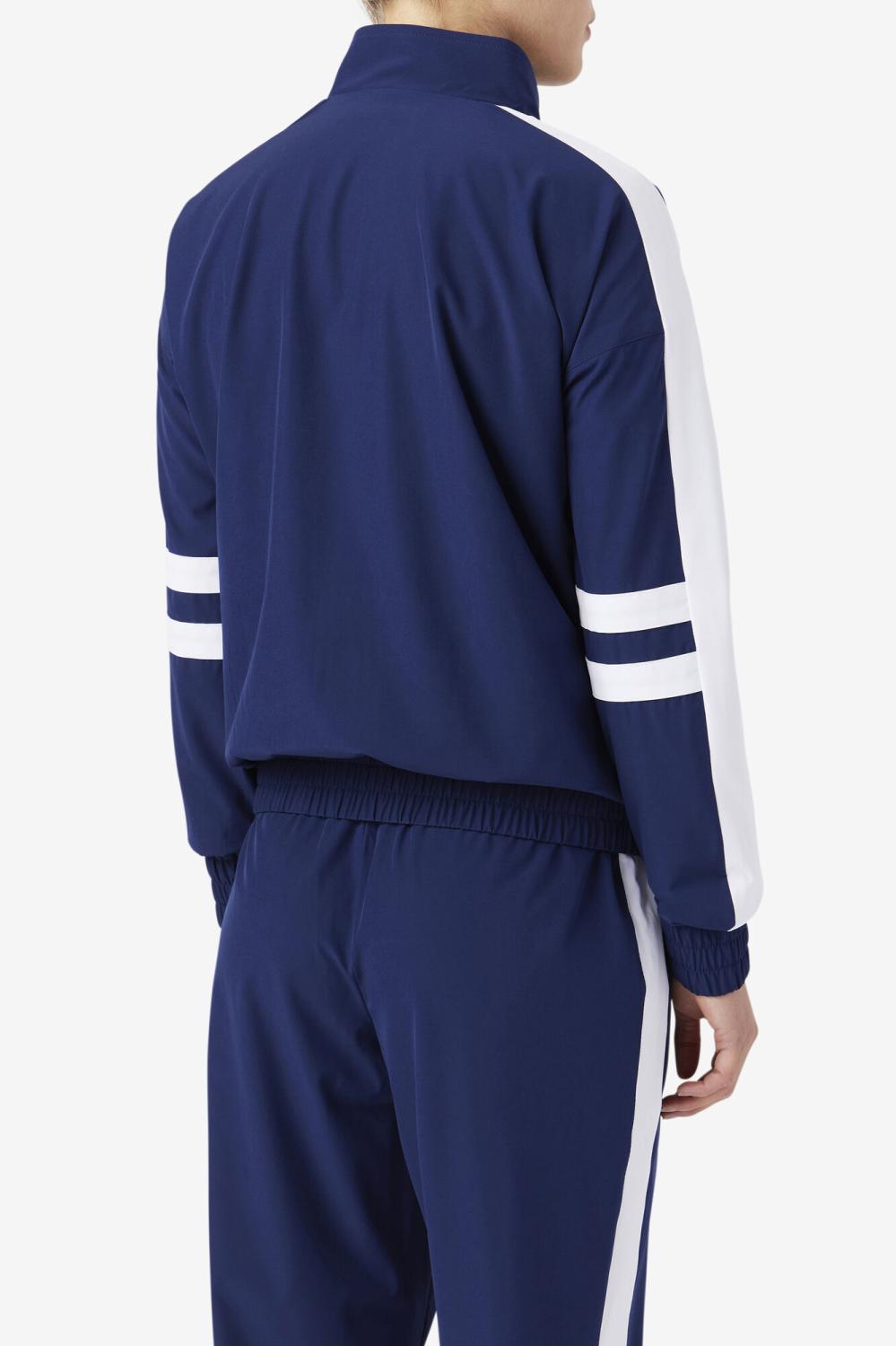 Women Jackets &amp; Outerwear | FILA Jovia Track Jacket 410 FILA NAVY / WHITE