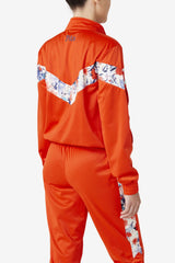 Women Jackets &amp; Outerwear | FILA Kiara Track Jacket 853 ORANGE.COM