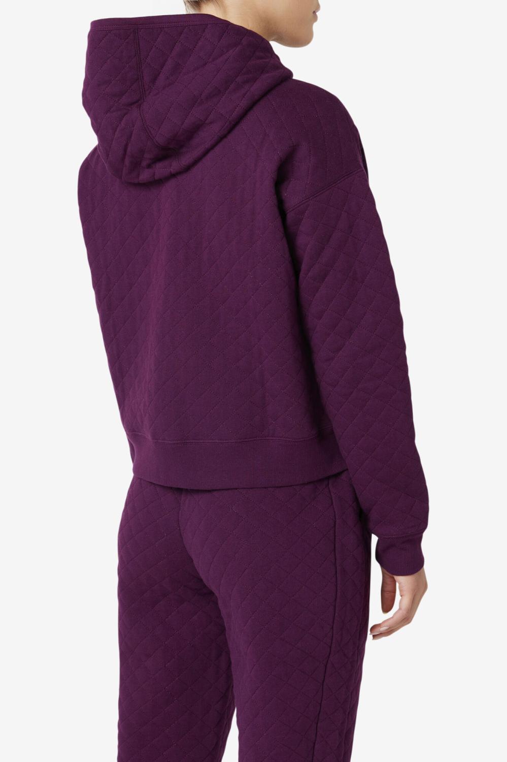 Women Jackets &amp; Outerwear | FILA Leilani Quilted Jacket 522 PICKLED BEET / CROCUS PETAL