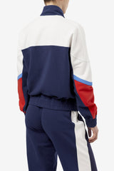Women Jackets &amp; Outerwear | FILA Makayla Track Jacket 410 FILA NAVY
