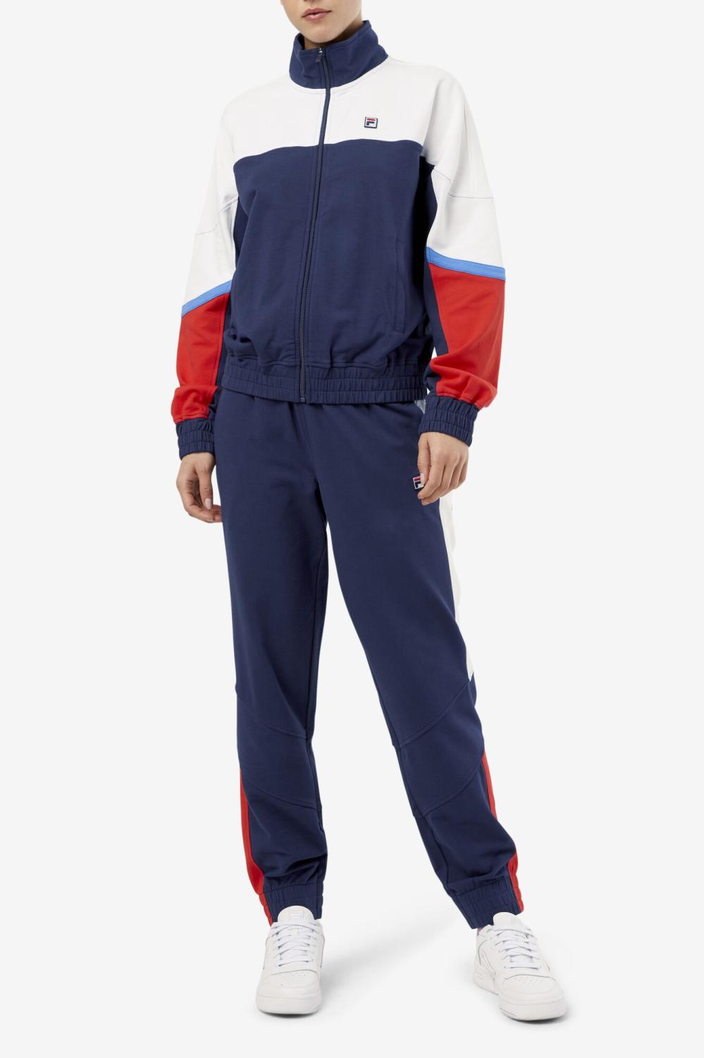 Women Jackets &amp; Outerwear | FILA Makayla Track Jacket 410 FILA NAVY