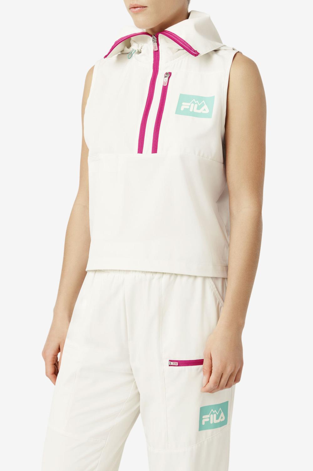Women Jackets &amp; Outerwear | FILA Zariah Backpack Vest 300 TOFU