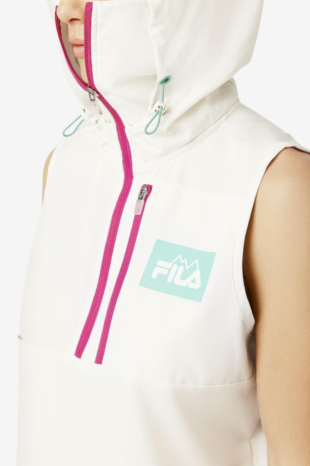 Women Jackets &amp; Outerwear | FILA Zariah Backpack Vest 300 TOFU