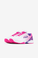 Women Pickleball | FILA Women's Volley Zone 149 WHITE / PINK GLO / ELECTRIC PURPLE