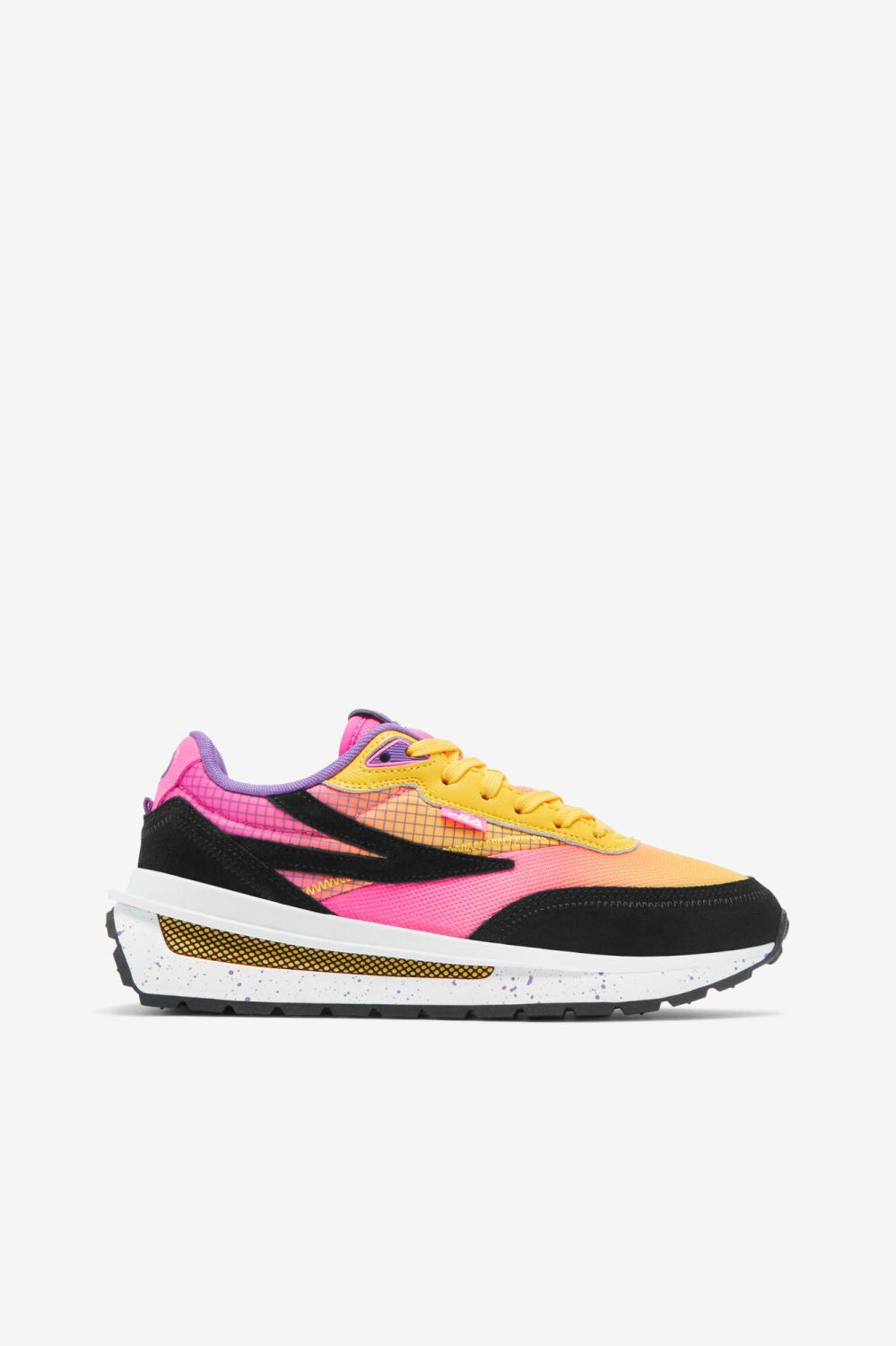 Women Renno | FILA Women's Renno 710 LEMON / KNOCKOUT PINK / BLACK