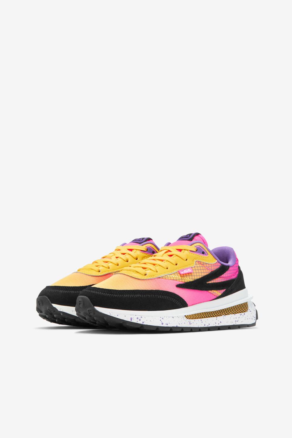 Women Renno | FILA Women's Renno 710 LEMON / KNOCKOUT PINK / BLACK