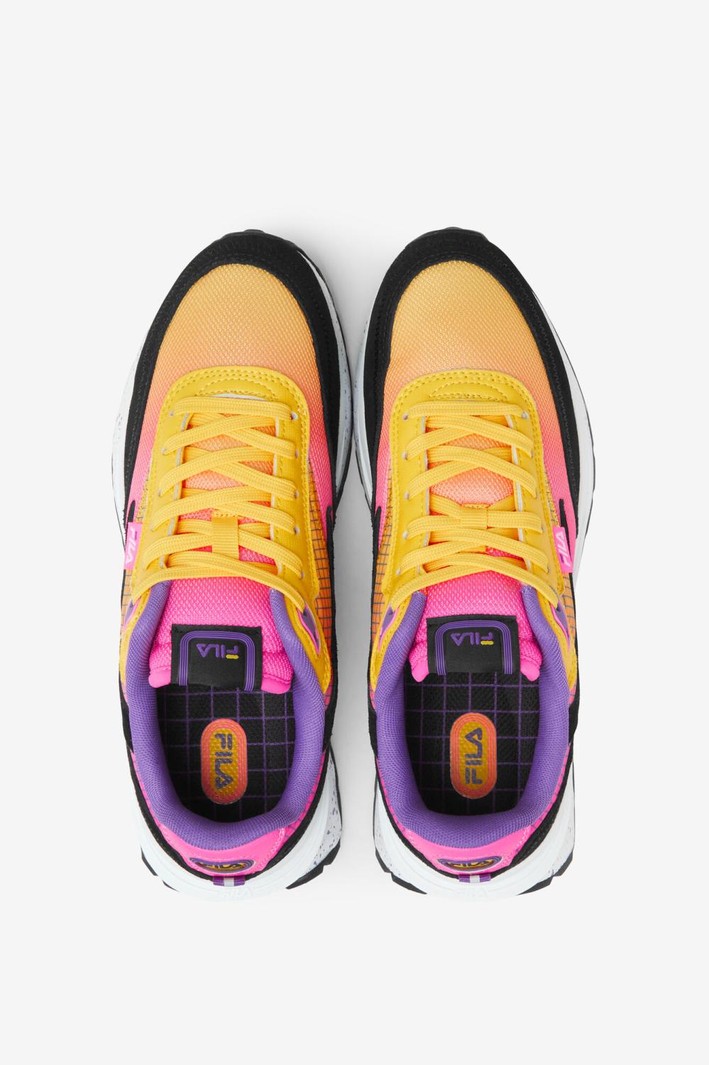 Women Renno | FILA Women's Renno 710 LEMON / KNOCKOUT PINK / BLACK