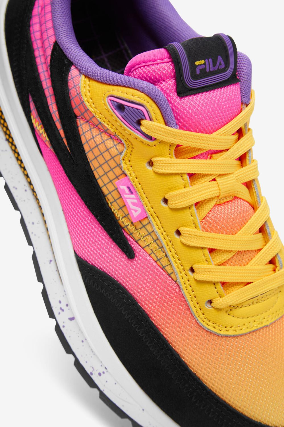 Women Renno | FILA Women's Renno 710 LEMON / KNOCKOUT PINK / BLACK