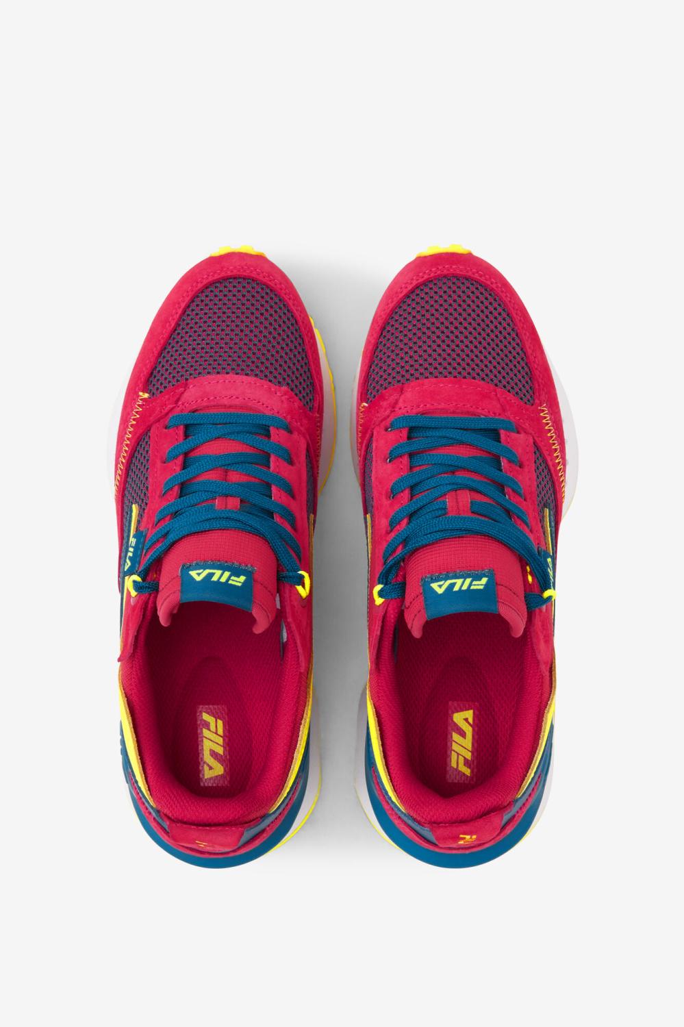 Women Renno | FILA Women's Renno N-Generation 693 DIVA PINK / MYKONOS BLUE / SAFETY YELLOW