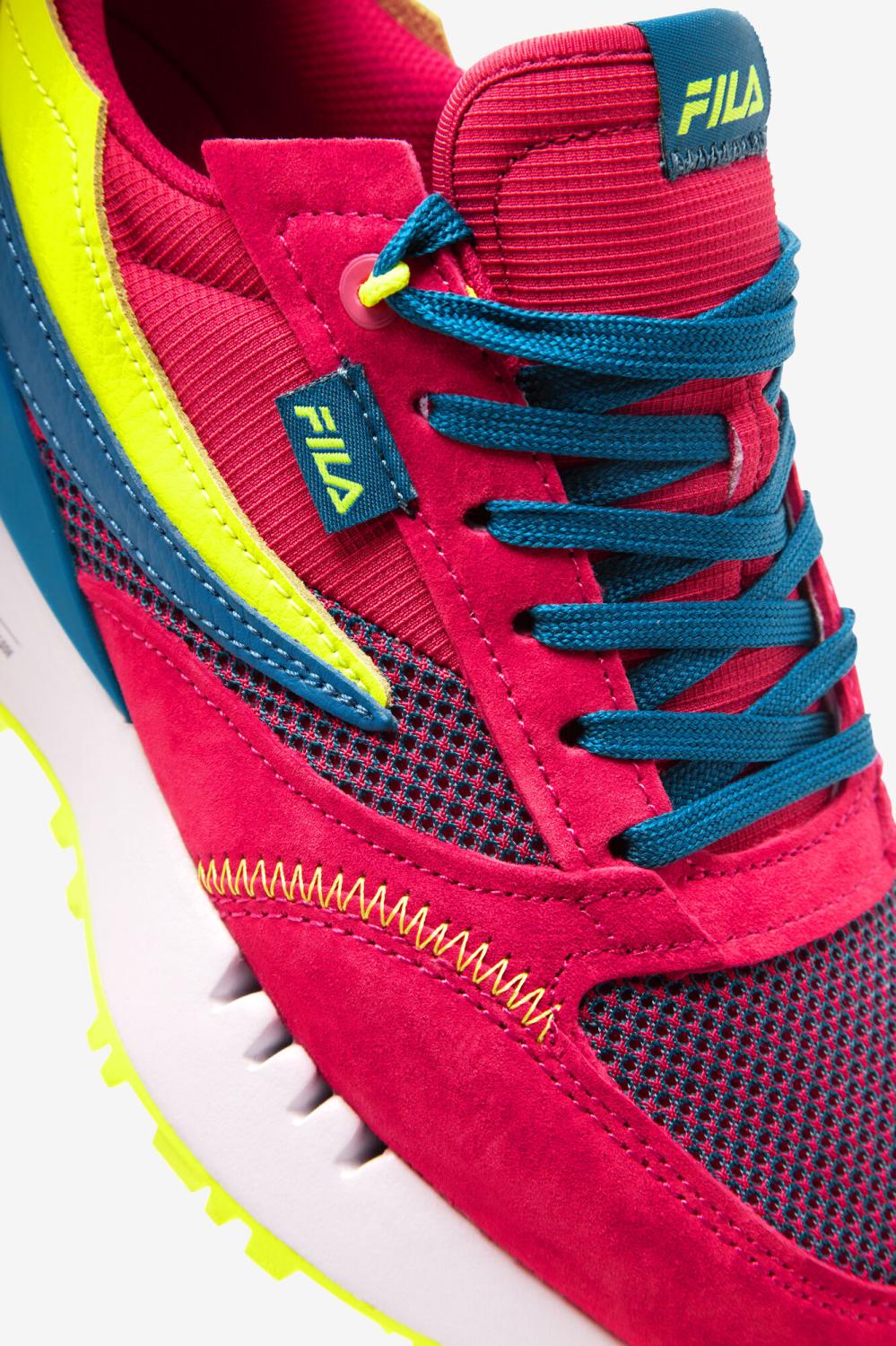 Women Renno | FILA Women's Renno N-Generation 693 DIVA PINK / MYKONOS BLUE / SAFETY YELLOW