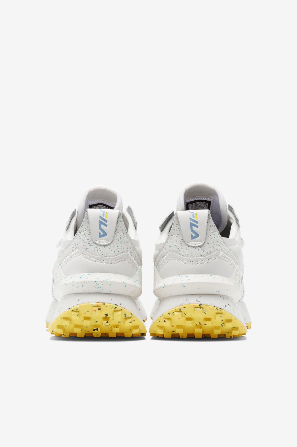 Women Renno | FILA Women's Renno N-Generation Green Splatter 147 SNOW WHITE / WHISPER WHITE / BLUE FOG