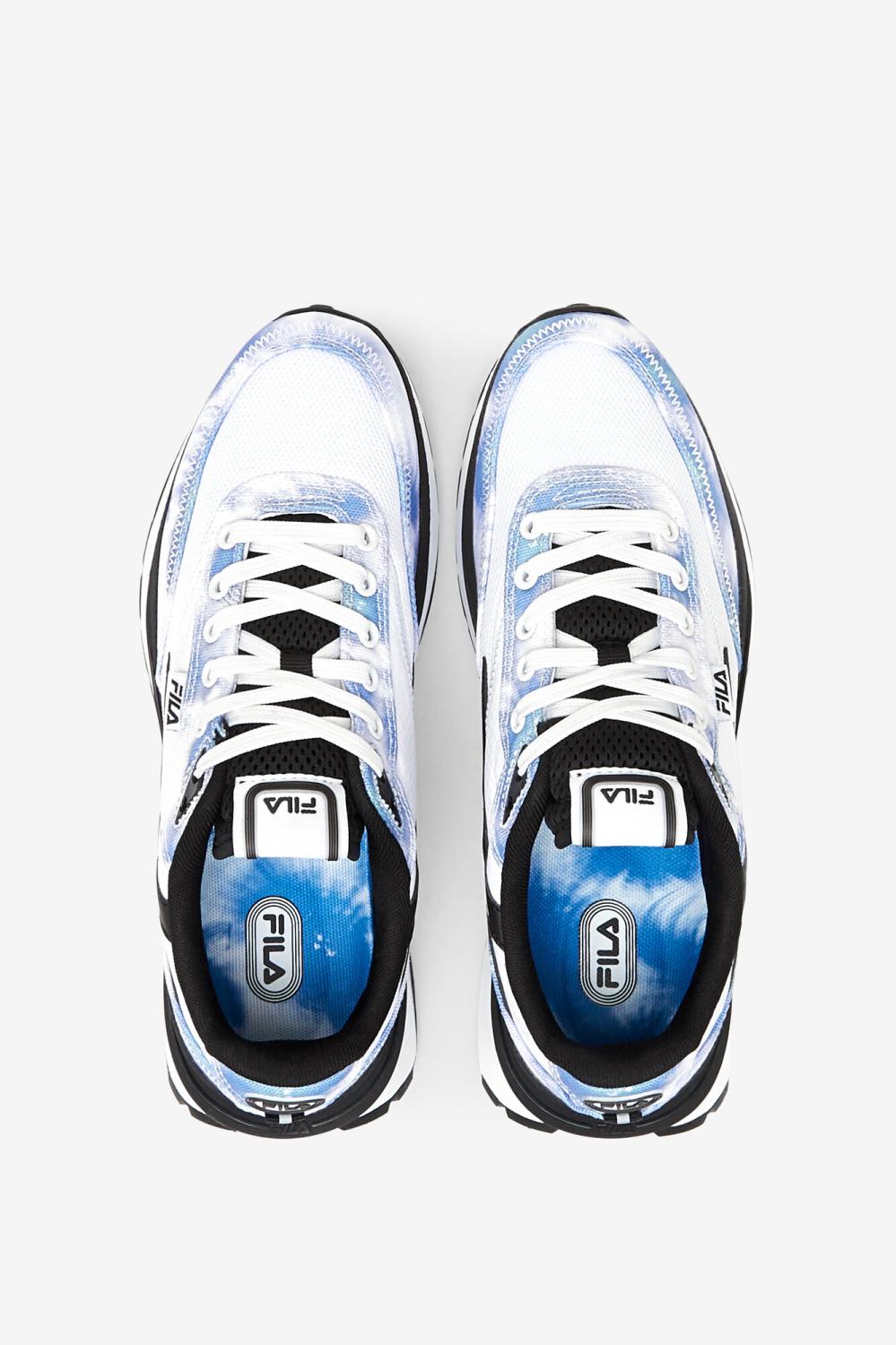 Women Renno | FILA Women's Renno Tie Dye 147 WHITE / BRIGHT COBALT / STORM BLUE