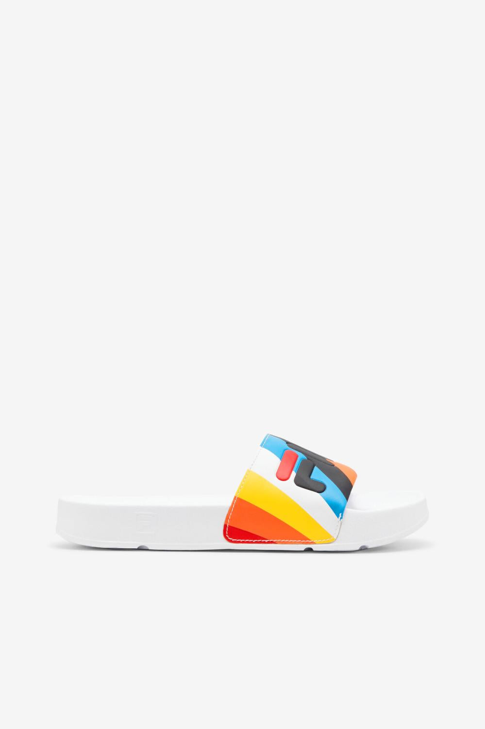Women Sandals &amp; Slides | FILA Women's Drifter Archive 114 WHITE / BLACK / MULTI
