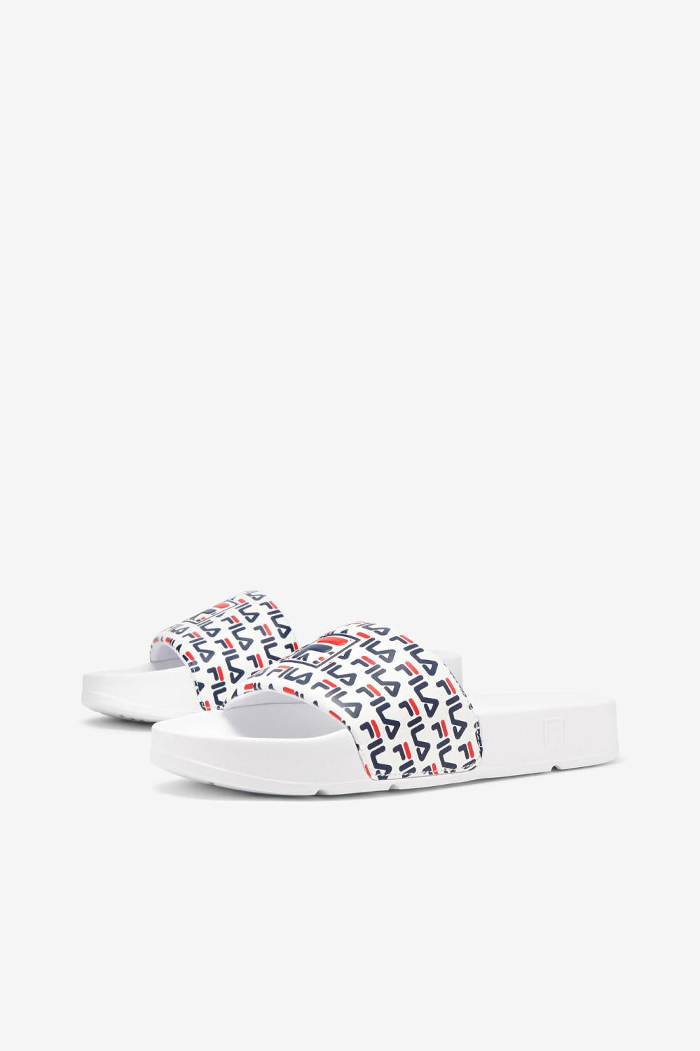 Women Sandals &amp; Slides | FILA Women's Drifter Mood 2 125 WHITE / NAVY / RED