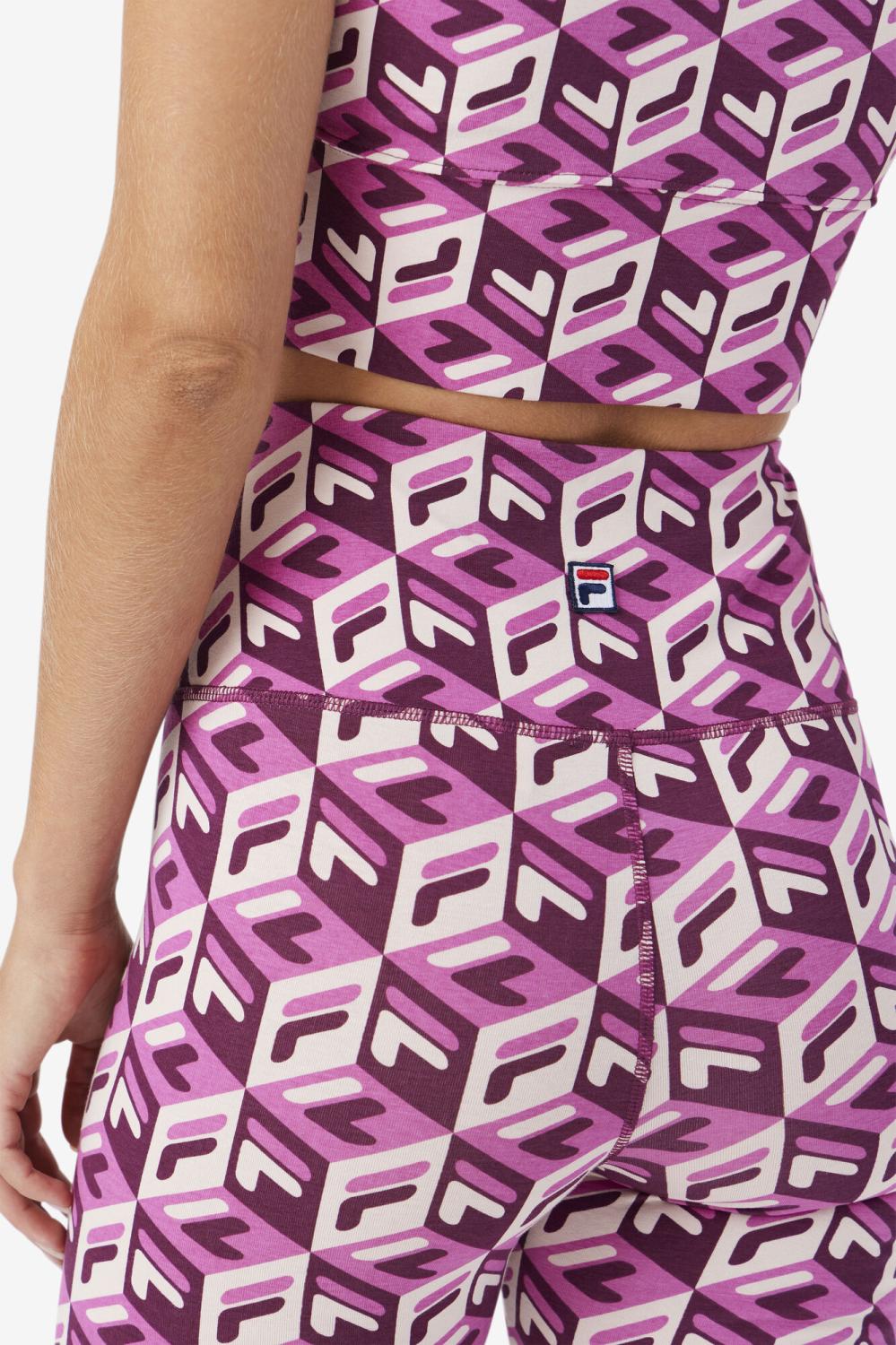 Women Shorts &amp; Pants | FILA Ainhoa Bike Short 561 BATON ROUGE / POTPOURRI / GRAPE WINE