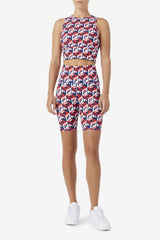 Women Shorts &amp; Pants | FILA Ainhoa Bike Short 622 FILA RED / FILA NAVY / WHITE