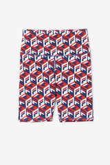 Women Shorts &amp; Pants | FILA Ainhoa Bike Short 622 FILA RED / FILA NAVY / WHITE