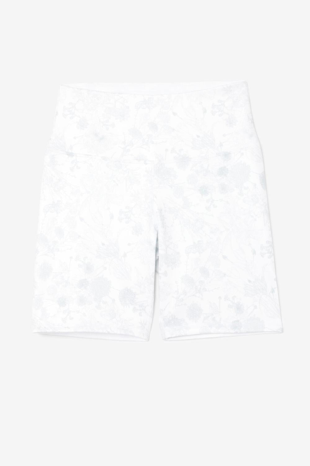 Women Shorts &amp; Pants | FILA Amirra Reversible Bike Short 100 WHITE / LUCENT WHITE