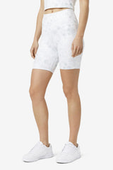 Women Shorts &amp; Pants | FILA Amirra Reversible Bike Short 100 WHITE / LUCENT WHITE