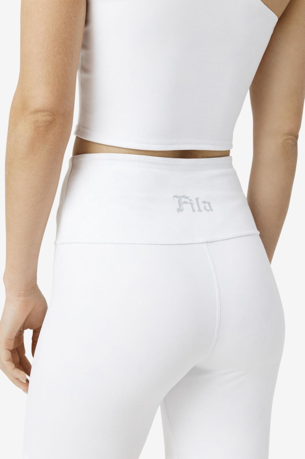 Women Shorts &amp; Pants | FILA Amirra Reversible Bike Short 100 WHITE / LUCENT WHITE
