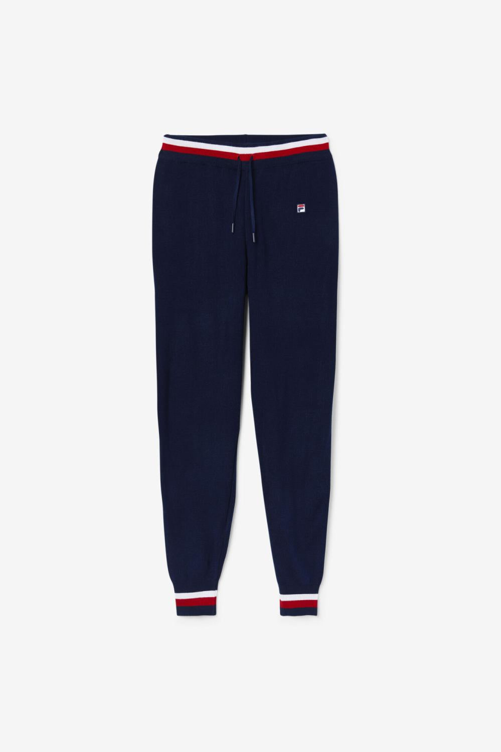 Women Shorts &amp; Pants | FILA Frankie Knit Pant 410 FILA NAVY / FILA RED / WHITE